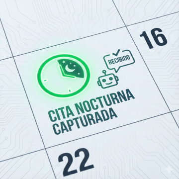 cita capturada por bot fuera de horario